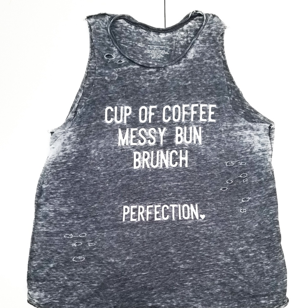 Graphic Tank! (Coffee)